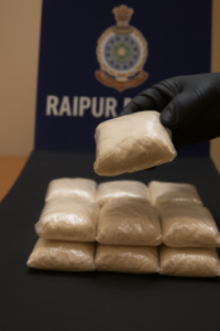 पाकिस्तान-पंजाब ड्रग्स कनेक्शन का भंडाफोड़: रायपुर पुलिस ने 1 करोड़ की हेरोइन जब्त कर 9 तस्करों को दबोचा!